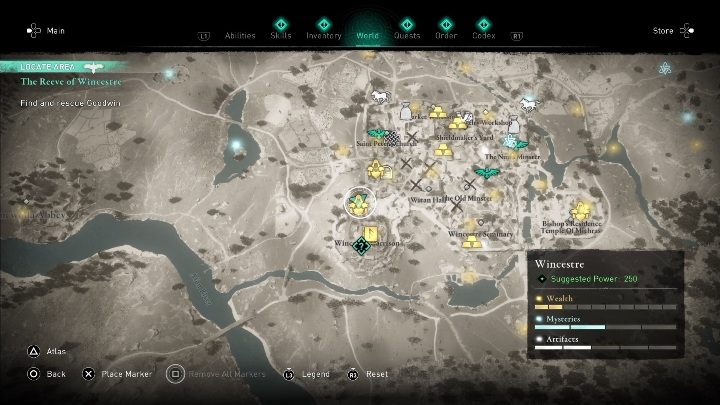 You will find this box in the western part of the city - Assassins Creed Valhalla: Gear - Wincestre secrets, locations - Wincestre - Assassins Creed Valhalla Guide and Walkthrough