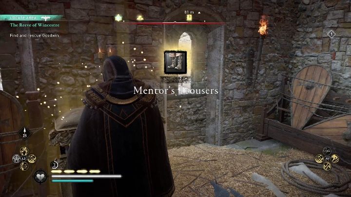 To get to it, you have to destroy the lock – do it with a bow - Assassins Creed Valhalla: Gear - Wincestre secrets, locations - Wincestre - Assassins Creed Valhalla Guide and Walkthrough