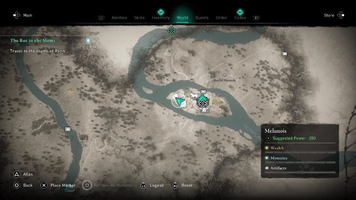 Location: You will find the paper in the center of the Melunois region - AC Valhalla Siege of Paris: Flying Paper, Melunois - secrets - Melunois - Assassins Creed Valhalla Guide and Walkthrough