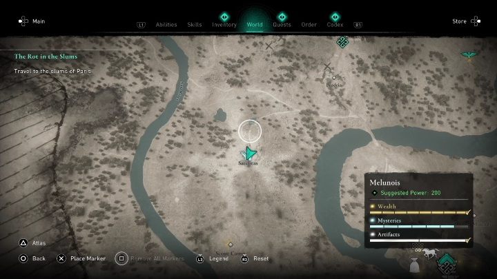 You will find the offering altar in the eastern part of the region, between the rivers - AC Valhalla Siege of Paris: Offering Altar, Melunois - secrets, locations - Melunois - Assassins Creed Valhalla Guide and Walkthrough