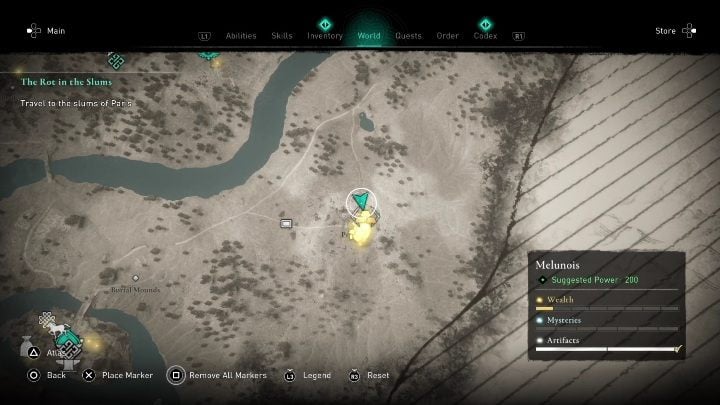 You will find this chest in the enemy camp in the eastern part of the region - AC Valhalla Siege of Paris: Gear, Melunois - secrets, locations - Melunois - Assassins Creed Valhalla Guide and Walkthrough