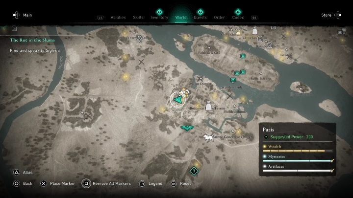 You will find this chest in the south part of Paris - AC Valhalla Siege of Paris: Gear, Paris - secrets, locations - Paris - Assassins Creed Valhalla Guide and Walkthrough