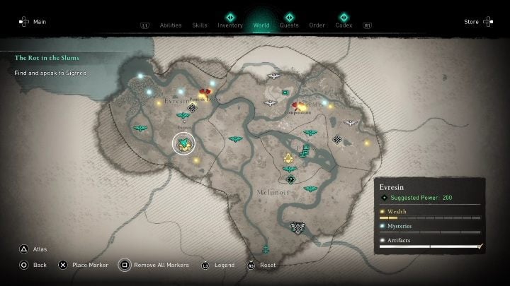 3 - AC Valhalla Siege of Paris: Gear, Evresin - secrets, locations - Evresin - Assassins Creed Valhalla Guide and Walkthrough