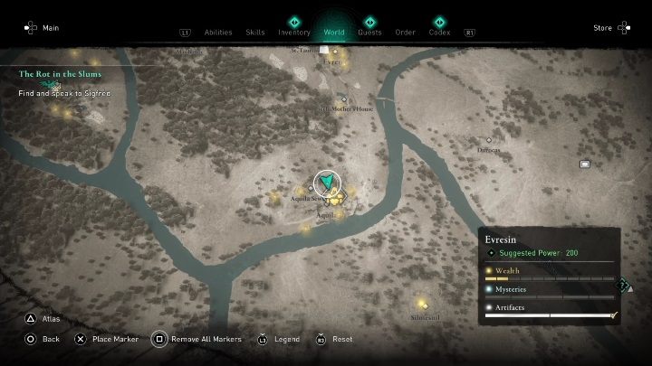 This chest is located in Aquila - AC Valhalla Siege of Paris: Gear, Evresin - secrets, locations - Evresin - Assassins Creed Valhalla Guide and Walkthrough
