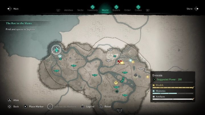 2 - AC Valhalla Siege of Paris: Cairn, Evresin - secrets, locations - Evresin - Assassins Creed Valhalla Guide and Walkthrough