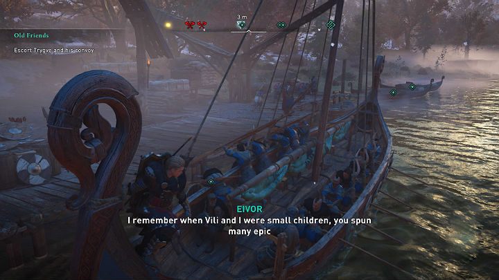 When you reach the port, Trygve will suggest that it is best to go to Ulkerthorpe by sea - Assassins Creed Valhalla: Old Friends - Snotinghamscire - Assassins Creed Valhalla Guide and Walkthrough