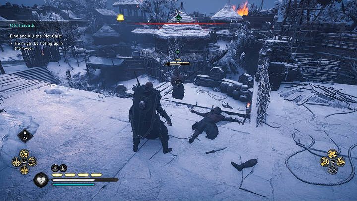 Fighting Gede is very similar to the one you fought in the Two Blades of Honor mission - Assassins Creed Valhalla: Old Friends - Snotinghamscire - Assassins Creed Valhalla Guide and Walkthrough