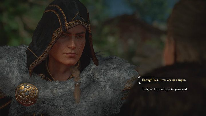 Go back to the Bishop's sister and talk to her again to inform her that you have discovered the truth about her brother - Assassins Creed Valhalla: Impaling the Seax - Wincestre - Assassins Creed Valhalla Guide and Walkthrough