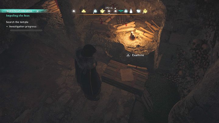 The first one is a letter, which you will find on a wooden box - Assassins Creed Valhalla: Impaling the Seax - Wincestre - Assassins Creed Valhalla Guide and Walkthrough