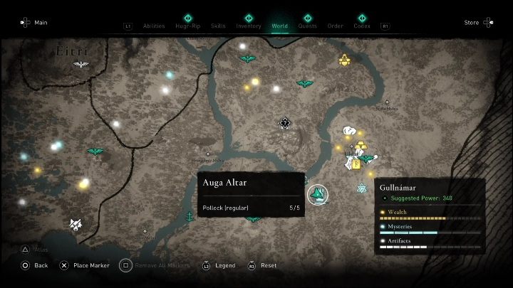 3 - AC Valhalla Dawn of Ragnarok: The Dwarven Altar (Gullnamar) - list of all - Gullnamar - Assassins Creed Valhalla Guide and Walkthrough