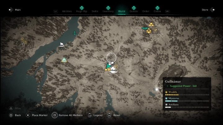 Location: Onartyhorp, to the right of the harbor - AC Valhalla Dawn of Ragnarok: Heroic Saga (Gullnamar) - list of all - Gullnamar - Assassins Creed Valhalla Guide and Walkthrough