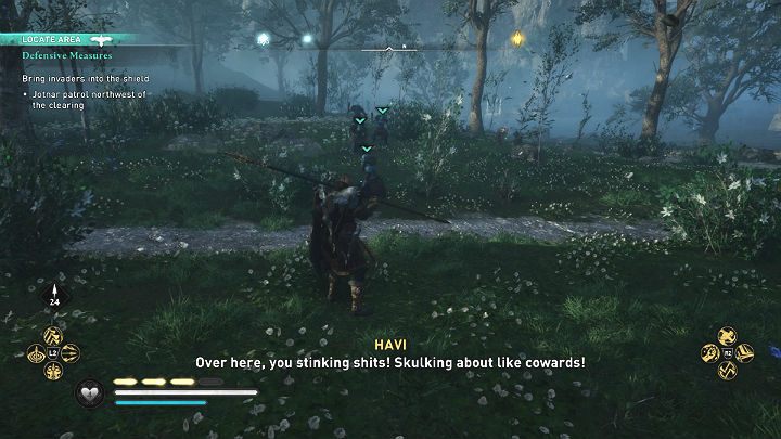 The protective barrier is ready however it is better to check it - Assassins Creed Valhalla: Defensive Measures - Asgard - Assassins Creed Valhalla Guide and Walkthrough