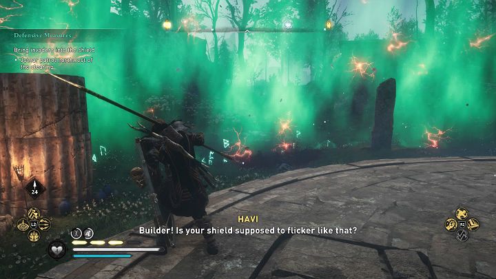 The Builder was telling the truth - Assassins Creed Valhalla: Defensive Measures - Asgard - Assassins Creed Valhalla Guide and Walkthrough