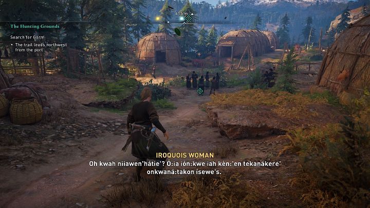 You will eventually reach a small village - Assassins Creed Valhalla: The Hunting Grounds - Vinland - Assassins Creed Valhalla Guide and Walkthrough