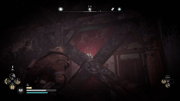 Location of the totem: in order to reach the totem, you must jump into the burned house - Assassins Creed Valhalla: Cursed symbol - Ledecestrescire secrets, locations - Ledecestrescire - Assassins Creed Valhalla Guide and Walkthrough