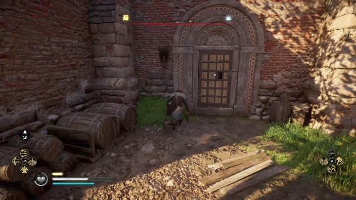 To get to the building, you'll need to get the key - Assassins Creed Valhalla: Abilities - Grantebridgescire secrets, locations - Grantebridgescire - Assassins Creed Valhalla Guide and Walkthrough