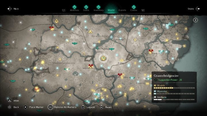 You will find the armor on the south, near Meldeburne - Assassins Creed Valhalla: Gear - Grantebridgescire secrets, locations - Grantebridgescire - Assassins Creed Valhalla Guide and Walkthrough