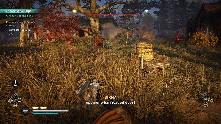 In this area, you will face one elite opponent armed with a spear - Assassins Creed Valhalla: Orphans of the Fens - Grantebridgescire - Assassins Creed Valhalla Guide and Walkthrough