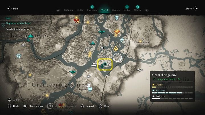 When all of Soma's trusted advisors are released, return to her camp to talk to her - Assassins Creed Valhalla: Orphans of the Fens - Grantebridgescire - Assassins Creed Valhalla Guide and Walkthrough