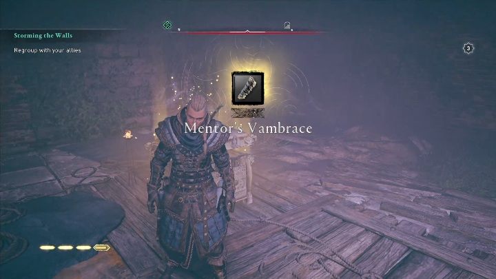 As soon as you jump over the wall you will reach the room where the chest is waiting - Assassins Creed Valhalla: Gear - Suthsexe secrets, locations - Suthsexe - Assassins Creed Valhalla Guide and Walkthrough