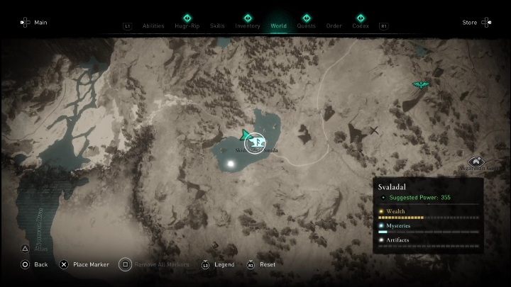 Location: Skidbladnir Smida - AC Valhalla Dawn of Ragnarok: Mythical Memories (Svaladal) - list of all - Svaladal - Assassins Creed Valhalla Guide and Walkthrough