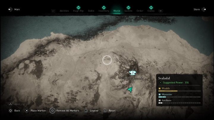 Location: Mjolnir Smida - AC Valhalla Dawn of Ragnarok: Mythical Memories (Svaladal) - list of all - Svaladal - Assassins Creed Valhalla Guide and Walkthrough