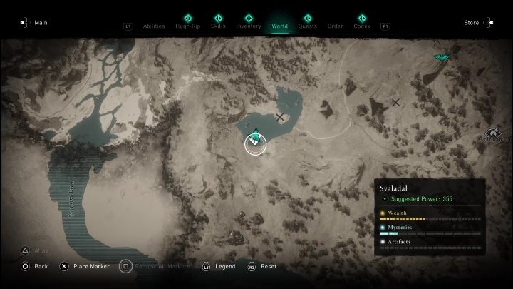 Location: Skidbladnir Smida - AC Valhalla Dawn of Ragnarok: Cosmetic Schemes (Svaladal) - list of all - Svaladal - Assassins Creed Valhalla Guide and Walkthrough