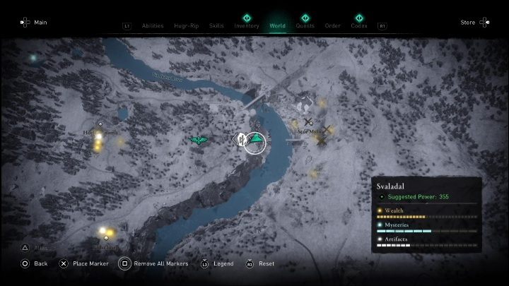 Location: in the eastern part of the Svaladal region, right next to the border with Gullnamar - AC Valhalla Dawn of Ragnarok: Jotun Blight (Svaladal) - list of all - Svaladal - Assassins Creed Valhalla Guide and Walkthrough