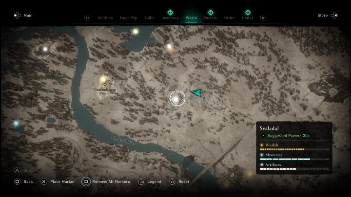 Location: eastern part of the region - AC Valhalla Dawn of Ragnarok: Uncut Gemstones (Svaladal) - list of all - Svaladal - Assassins Creed Valhalla Guide and Walkthrough