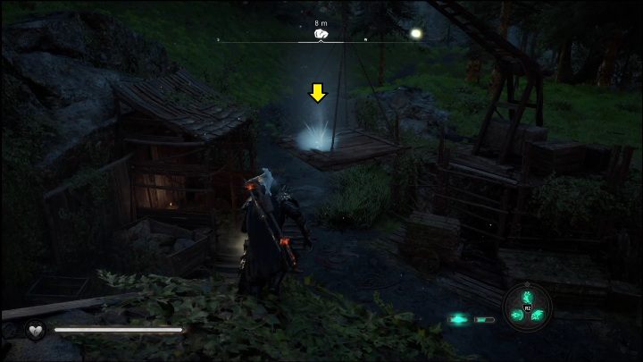 This gemstone is on a wooden platform - AC Valhalla Dawn of Ragnarok: Uncut Gemstones (Svaladal) - list of all - Svaladal - Assassins Creed Valhalla Guide and Walkthrough