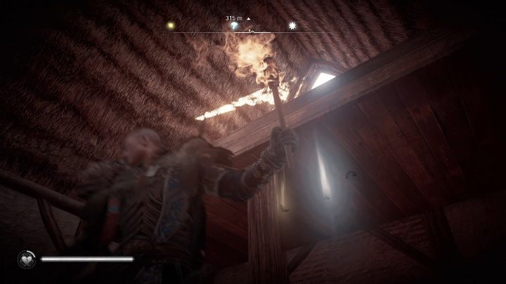 A key and a loot chest are in the cottage on the right - Assassins Creed Valhalla: Cursed Symbol - Lincolnscire secrets, locations - Lincolnscire - Assassins Creed Valhalla Guide and Walkthrough