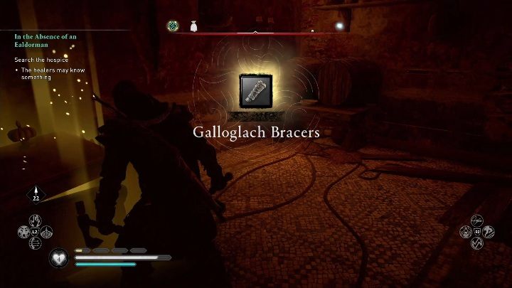 The bracers are in the chest inside the open building, on its left side - Assassins Creed Valhalla: Gear - Lincolnscire secrets, locations - Lincolnscire - Assassins Creed Valhalla Guide and Walkthrough