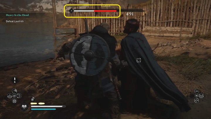 The tactics for the fight are very simple - dodge or block his attacks and return with a quick counter - Assassins Creed Valhalla: Heavy is the Head - Ledecestrescire - Assassins Creed Valhalla Guide and Walkthrough