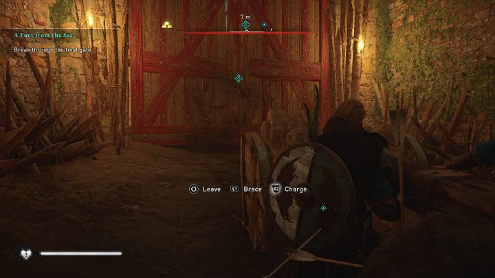 Then, help your warriors break through the last gate and the entrance to the fortress will be open - Assassins Creed Valhalla: A Fury from the Sea - East Anglia - Assassins Creed Valhalla Guide and Walkthrough