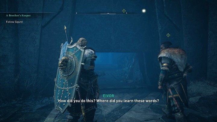 Follow Sigurd to the top of a nearby mountain to get to Goinnhellir and worship the gods - Assassins Creed Valhalla: A Brothers Keeper - Hordafylke - Assassins Creed Valhalla Guide and Walkthrough