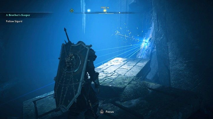 Right there you will find Gungnir (Odin's spear), a weapon of the highest quality, which got stuck in the wall - Assassins Creed Valhalla: A Brothers Keeper - Hordafylke - Assassins Creed Valhalla Guide and Walkthrough