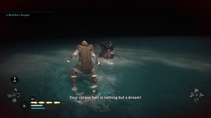 Just as you're about to hit your target, Odin will vanish into thin air - Assassins Creed Valhalla: A Brothers Keeper - Hordafylke - Assassins Creed Valhalla Guide and Walkthrough