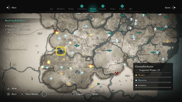 You will find Sigurd in the alehouse in Buckingham - Assassins Creed Valhalla: Brewing Rebellion - Oxenefordscire - Assassins Creed Valhalla Guide and Walkthrough