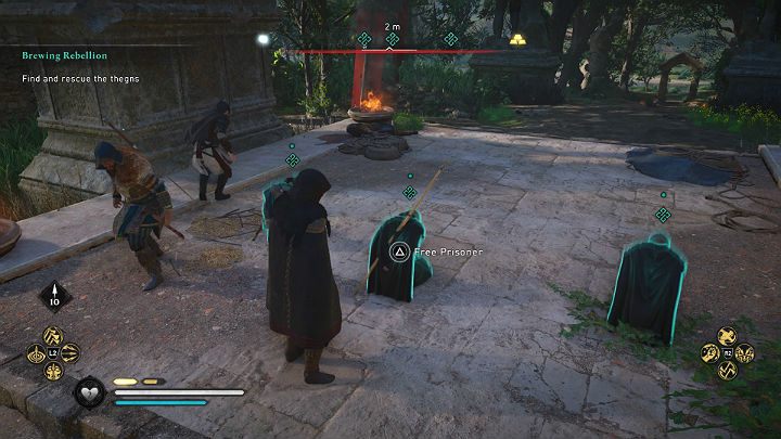 Do not forget about the thegns kneeling on the square - Assassins Creed Valhalla: Brewing Rebellion - Oxenefordscire - Assassins Creed Valhalla Guide and Walkthrough