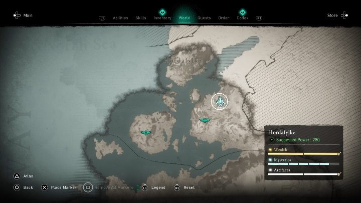 Orwig Neverdeath can be found in the eastern part of the map - Assassins Creed Valhalla: Lost Drengr - Hordafylke secrets, locations - Hordafylke - Assassins Creed Valhalla Guide and Walkthrough