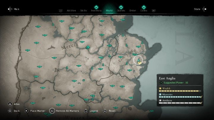 5 - Assassins Creed Valhalla: Gear - East Anglia secrets, locations - East Anglia - Assassins Creed Valhalla Guide and Walkthrough