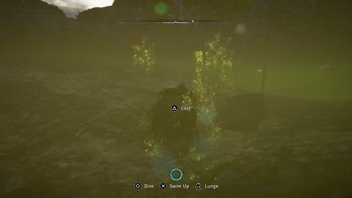 The scheme is underwater - Assassins Creed Valhalla: Treasure Hoard Map - Sciropescire secrets, locations - Sciropescire - Assassins Creed Valhalla Guide and Walkthrough