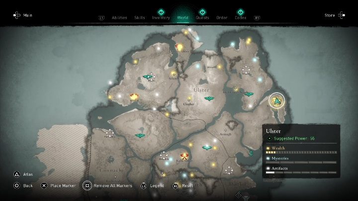 1 - AC Valhalla Wrath of the Druids: Gear - Ulster, secrets, locations - Ulster - Assassins Creed Valhalla Guide and Walkthrough