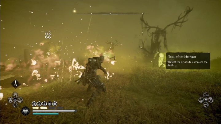 You will be attacked by several opponents during this activity - AC Valhalla Wrath of the Druids: Trials of the Morrigan - Ulster, secrets - Ulster - Assassins Creed Valhalla Guide and Walkthrough