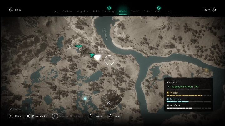 Location: northern part of the region, just below the synchronization point - AC Valhalla Dawn of Ragnarok: Uncut Gemstones (Vangrinn) - list of all - Vangrinn - Assassins Creed Valhalla Guide and Walkthrough