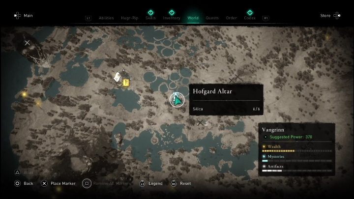 Location: you will find this altar in the southern part of the region - AC Valhalla Dawn of Ragnarok: Dwarven Altars (Vangrinn) - list of all - Vangrinn - Assassins Creed Valhalla Guide and Walkthrough