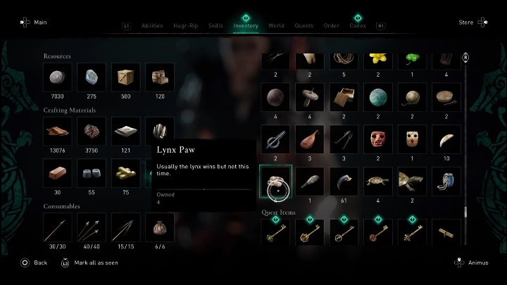 Sacrifice: 2 Lynx Paw There are numerous Lynx nearby - AC Valhalla Dawn of Ragnarok: Dwarven Altars (Vangrinn) - list of all - Vangrinn - Assassins Creed Valhalla Guide and Walkthrough