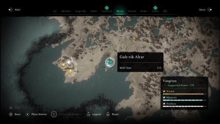 Location: you will find this altar in the southern part of the region - AC Valhalla Dawn of Ragnarok: Dwarven Altars (Vangrinn) - list of all - Vangrinn - Assassins Creed Valhalla Guide and Walkthrough