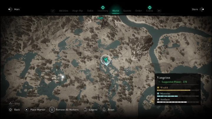 Location: you will come across this dwarf in distress while exploring the middle part of the region, near the sync point - AC Valhalla Dawn of Ragnarok: Dwarf in Distress (Vangrinn) - list of all - Vangrinn - Assassins Creed Valhalla Guide and Walkthrough