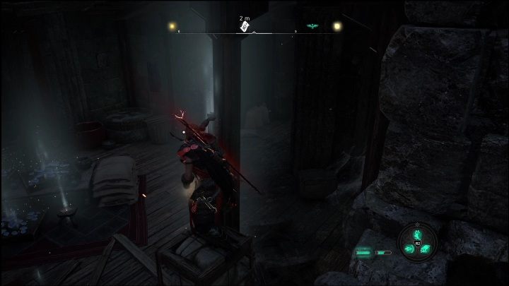 The scheme is pinned to a wooden column, inside the building - AC Valhalla Dawn of Ragnarok: Cosmetic Schemes (Eitri) - list of all - Eitri - Assassins Creed Valhalla Guide and Walkthrough